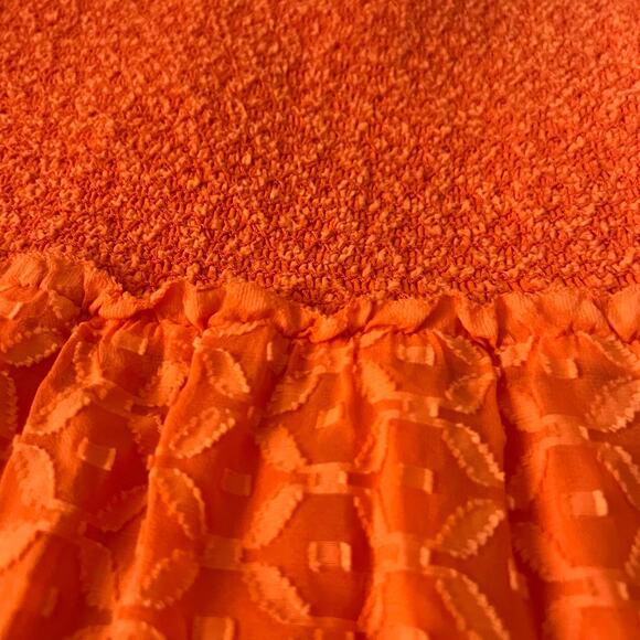Alice + Olivia Neva Silk Blend Smocked Tiered Maxi Dress Size 4 - Picture 10 of 15